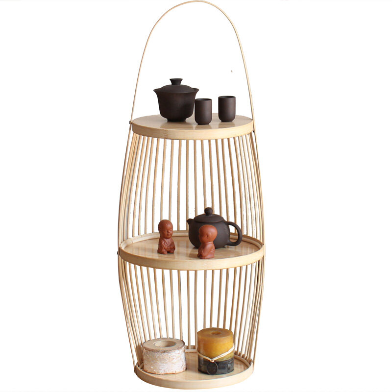 ミニマリストの竹製サイドテーブル,2つのコーヒーテーブル,モダンなデザイン