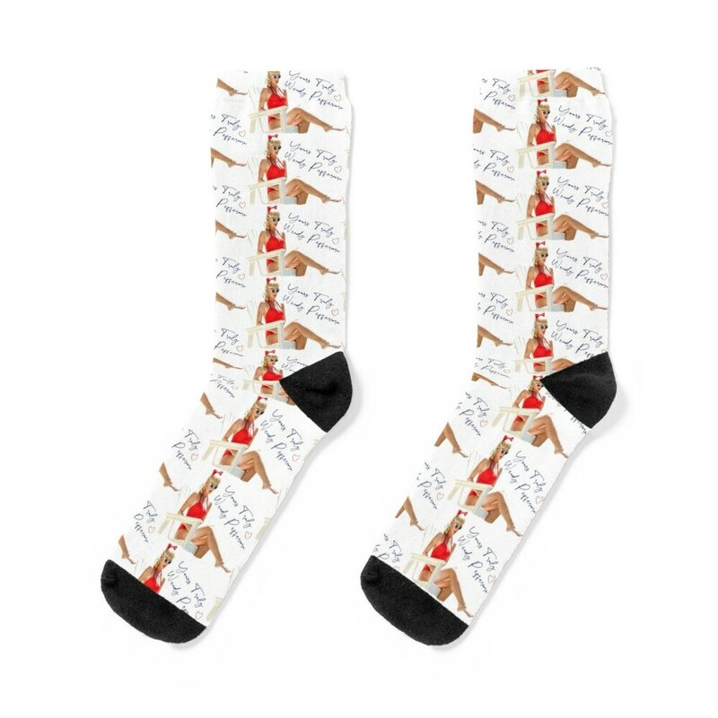 The Sandlot-подписано Венди пефоркуруз-профессиональные графические носки Аргентина зимние беговые носки мужские женские