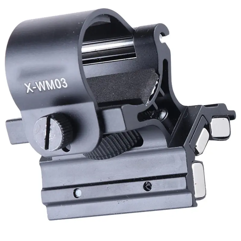 New Three-Sided Magnetic Scope Gun Magnet Flashlights Mount 25.4/30MM Strong Suction X Holder Riflescope Laser Torch Bracket