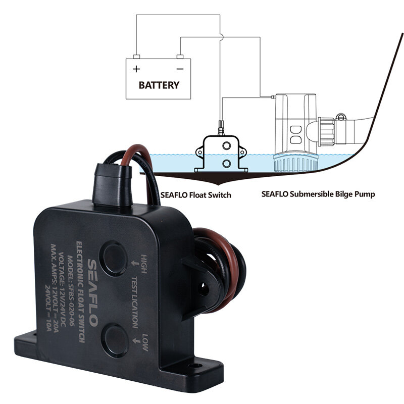 Przełącznik czujnikowy poziomu wody automatyczny System kontroli alarmu Alarm poziomu wody pompa zęzowa akcesoria indukcyjne