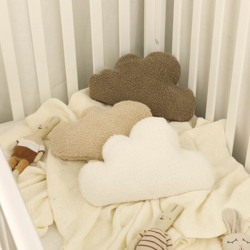 Реквизит для детской фотографии, плюшевая подушка для позирования с облаком, реквизит для фотосессии, приятный для кожи декор