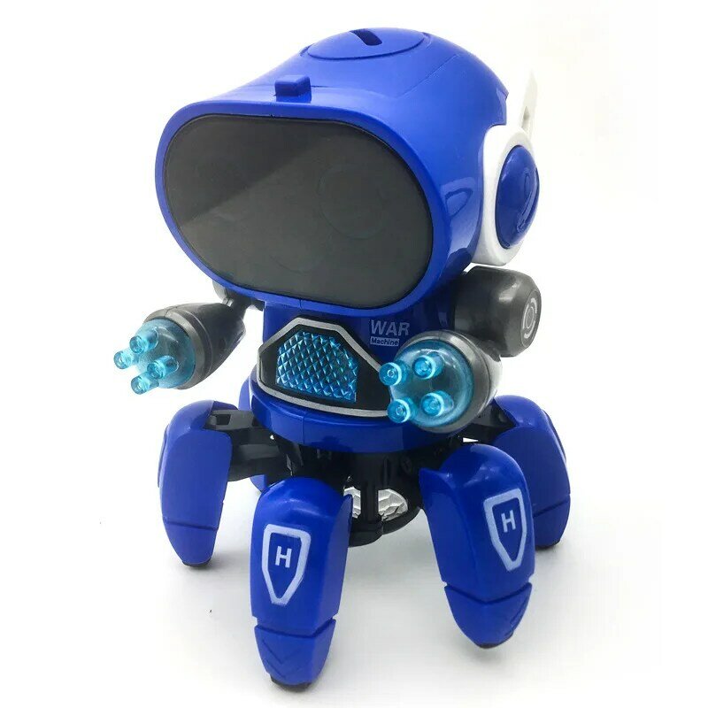 روبوت الأخطبوط لعبة الرقص الإلكترونية 6 مخالب المشي الحيوانات الأليفة الموسيقى مصباح ليد ألعاب تعليمية لطيف للأطفال هدايا عيد
