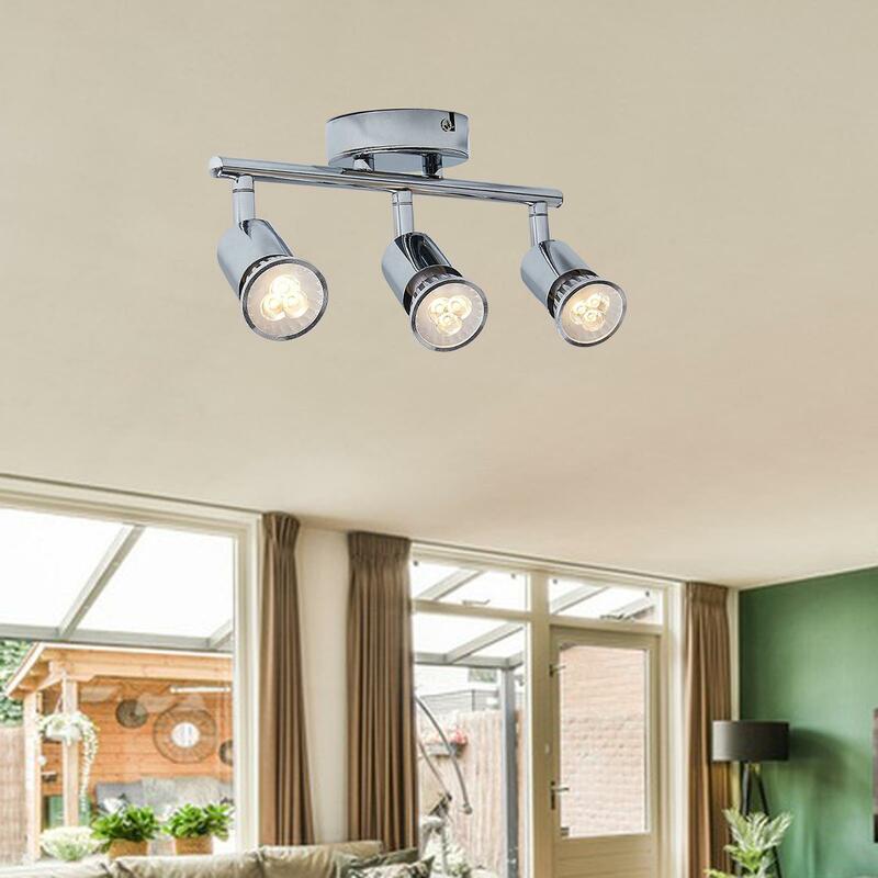 3 головки потолочный светильник держатель для сарая гостиной