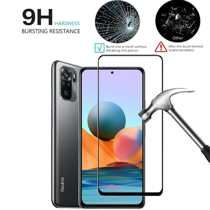 Frontal Vidrio Templado Para Xiaomi Redmi Note 10 11 12 13 Pro 5G Protectores de Pantalla Redmi Note 12S 11S 10S Película Protectora Note10 S Película Note11 Glass Redmi Note12 Pro Plus película para de cámara