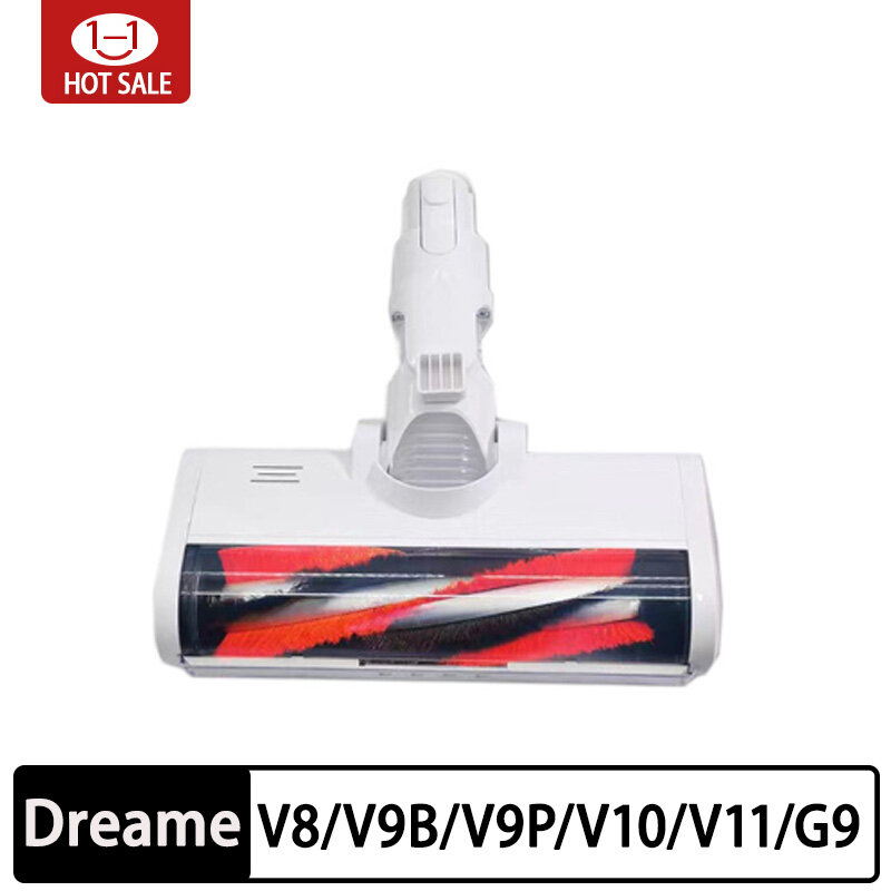Dreame-Cabeça de escova elétrica para tapete, peças de aspirador, V8, V9B, V9P, V11, G9, K10, G10, 1C