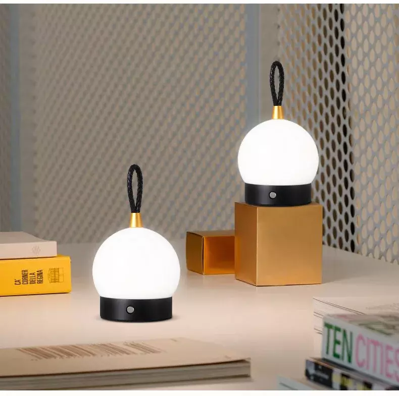 Портативный светодиодный фонарь Xiaomi, подвесной светильник для палатки с сенсорным выключателем и зарядкой от USB, ночник для спальни, гостиной, освещение для кемпинга