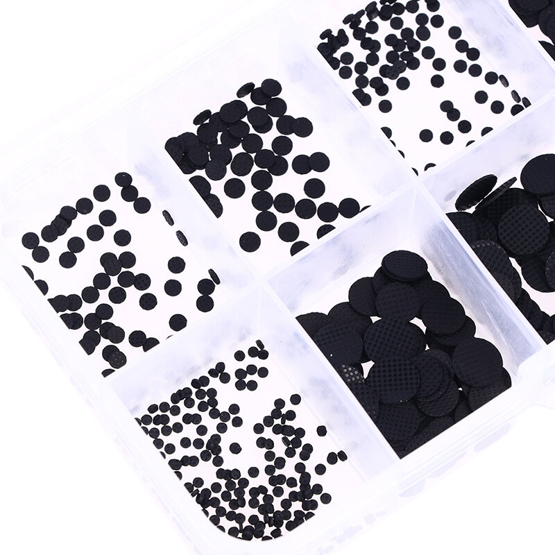 500 Stuks Verschillende Maten Geleidende Rubberen Pads Toetsenbord Reparatie Kit Voor Ir Afstandsbediening Geleidende Rubberen Knoppen