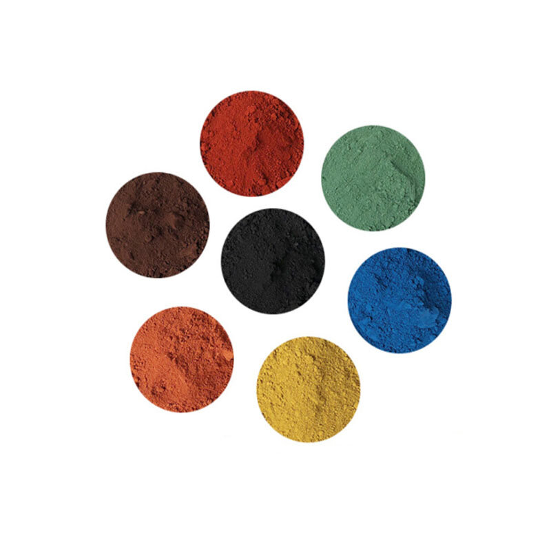 Pigmento de óxido de hierro para cemento, tintado de color rojo, amarillo, negro, verde, azul pastel, pintura de azulejos, bricolaje, pavimentación manual, moldes de hormigón, 100g