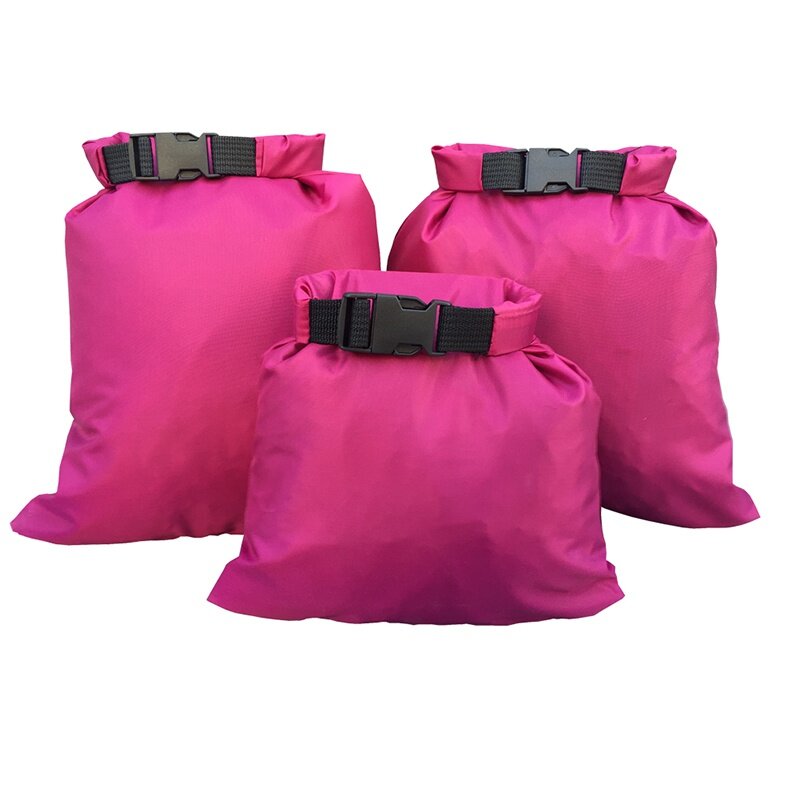 Outdoor Tools Bag 3Pcs Waterproof Dry Bag Storage Pouch Rafting Canoeing Boating Kayaking Carrying Valuable Perishable Items