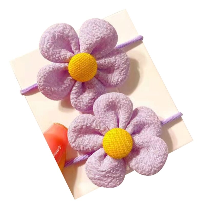 Lazos para para niñas, diadema nailon con flores para bebé, accesorios para para niños