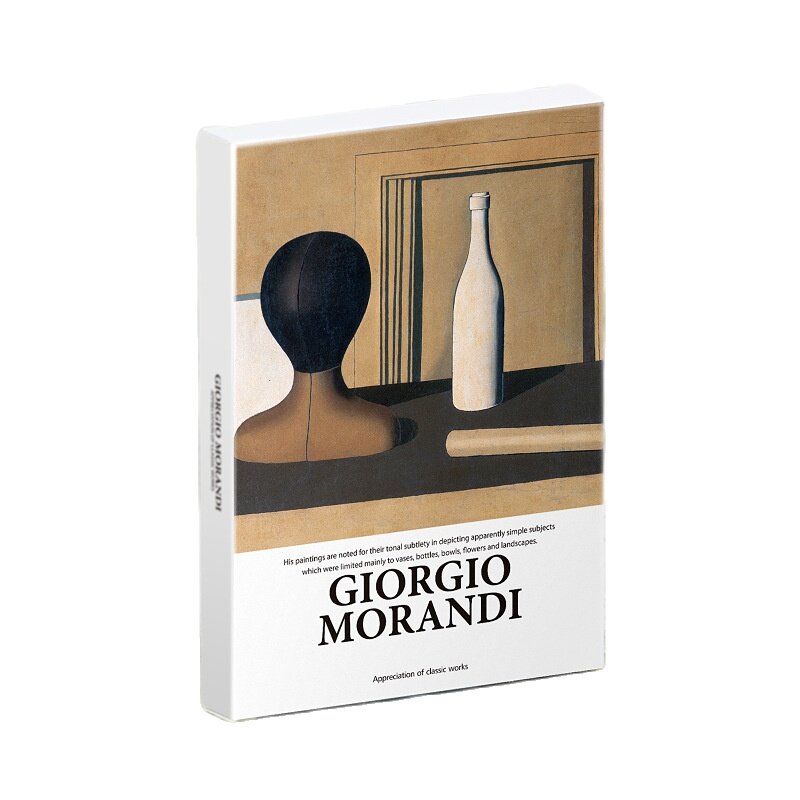 30 Buah/Set Giorgio Morandi Lukisan Minyak Kartu Pos Masih Hidup Gambar Pemandangan Karya Seni Kartu Pesan Ucapan Dekorasi Rumah
