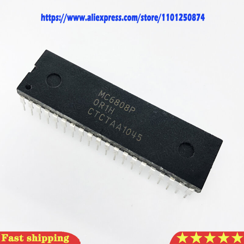 1 pçs/lote MC6808P MC6808 único p microprocessador DIP40 linha 8 novo original Em Estoque