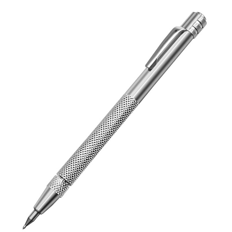 High Quality Durable Scriber Pen Silver Stainless Steel Replacement Carbide Tip Scriber Pen Tungsten Carbide Ceramic
