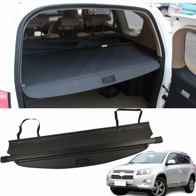 Accesorios y piezas interiores de coche, cubierta de carga retráctil, estante de paquete trasero para Toyota Vanguard 2008-2009