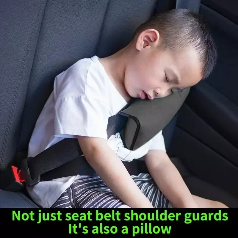 سيارة أفخم حامي الكتف للأطفال ، غطاء حزام الأمان ، وسادة الجسم لطيف