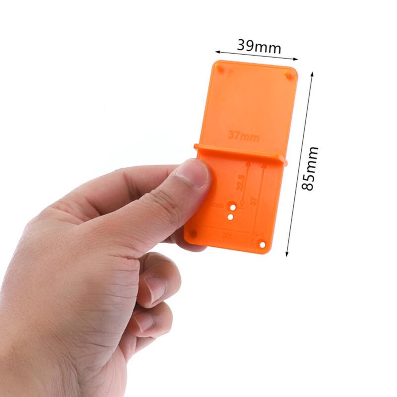 Hinge Hole Drilling Guide Plastic 35mm Woodworking Punch Opener Locator For Furniture Installation DIY Template Carpentry Tools
