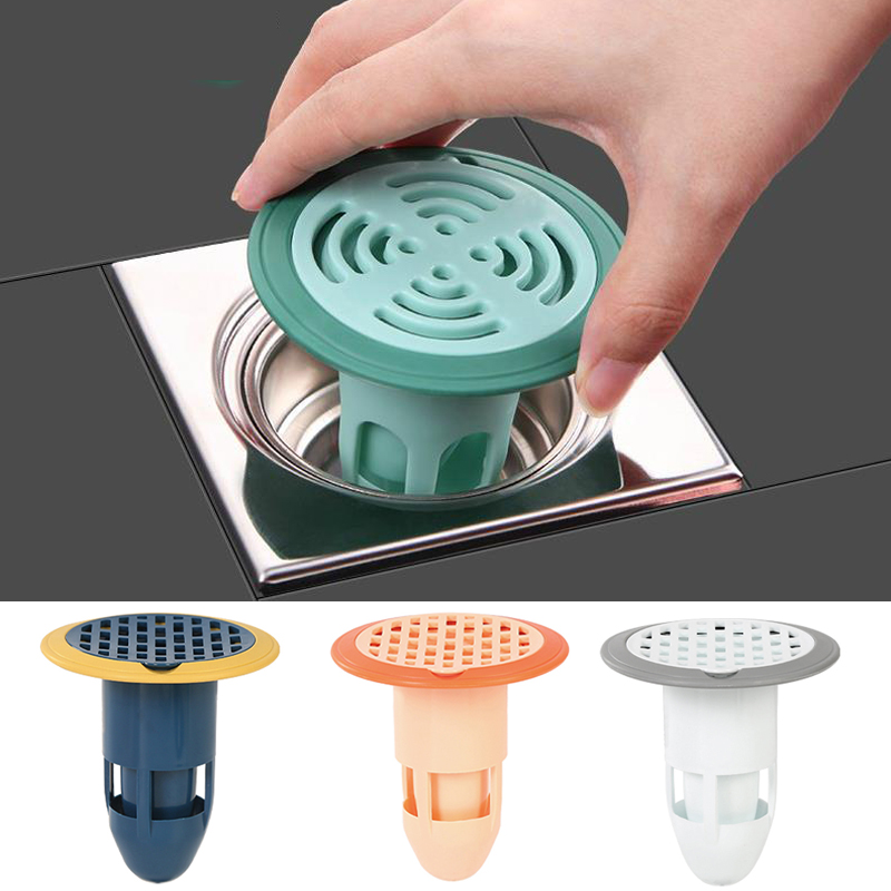Drain Core Toilet Bathroom Floor Drainer Strainer Control Silicone Anti-odor Artifact No Smell Cover Inner Core Sewer Pest