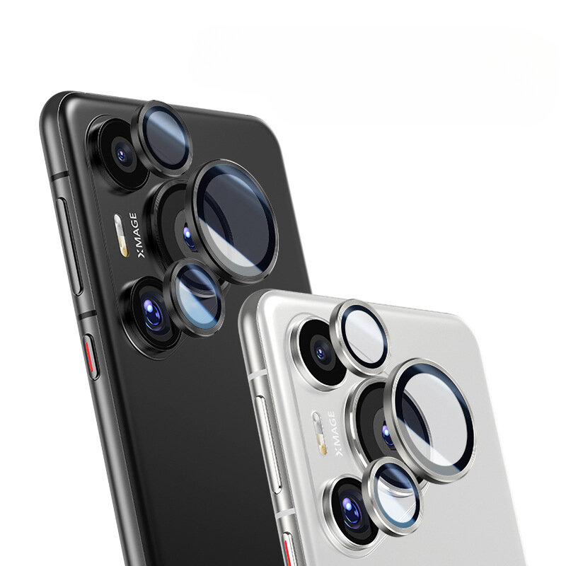 Protector de lente de cámara para Huawei Pura 70 Pro Plus Ultra, aleación de aluminio, vidrio templado, protección de cubierta de película de lente Pura70Ultra