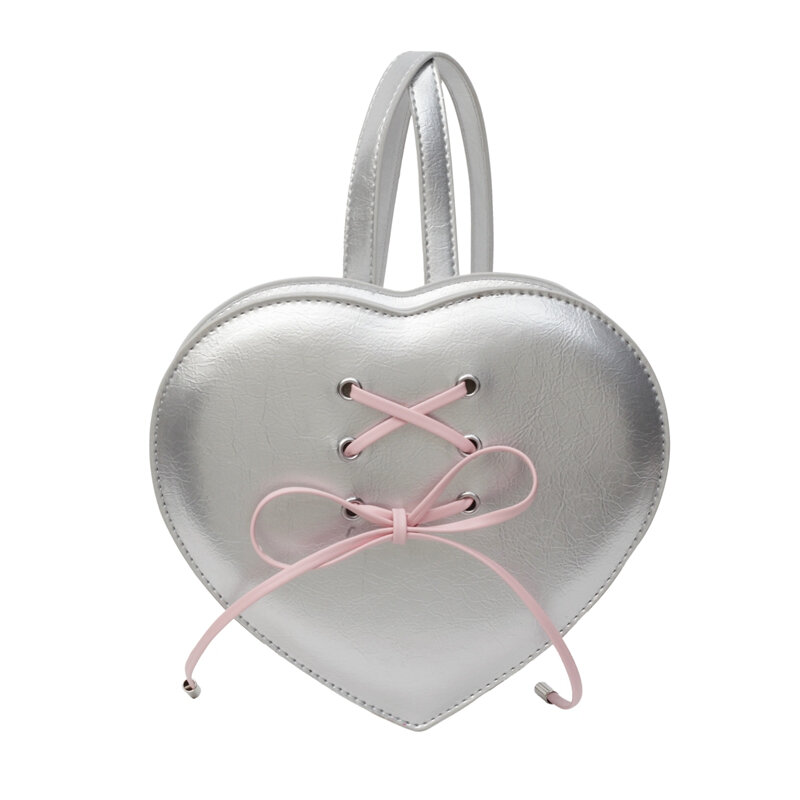 Piccole borse a tracolla con Design a diamante a forma di amore carino per le donne 2024 borsa a tracolla e borse da donna in pelle PU femminile