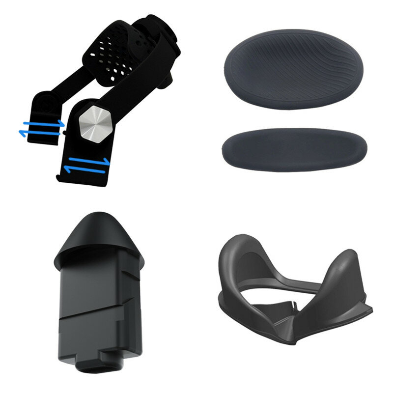 Correa ajustable/tapa de cubierta para META Quest Pro VR, accesorios de correa de repuesto, soporte de Soporte mejorado para niños y adultos