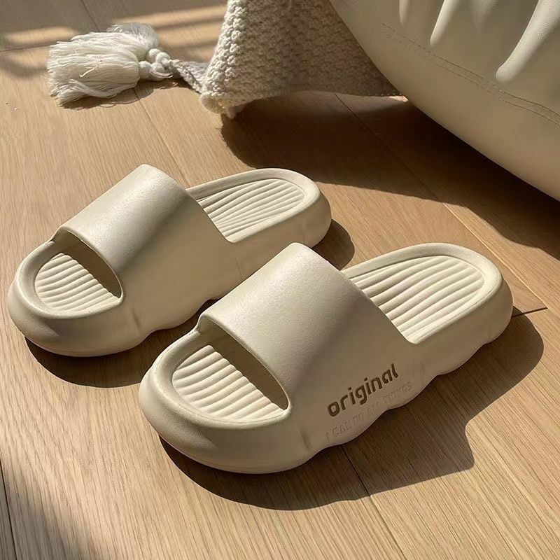 Summer Men and Women Slippers Bathroom Anti-Slip Slipper Fashion Flip-Flops Soft Sole Sandals Beach Slides Cloud Slippers LX026