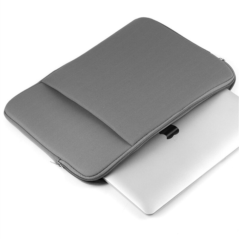 กระเป๋าโน้ตบุ๊กกันน้ำ1ชิ้นสำหรับ MacBookAir 13 Pro LAPTOP Book 11 13 13 14 15 15.6นิ้ว sarung lengan ผ้าคอมพิวเตอร์