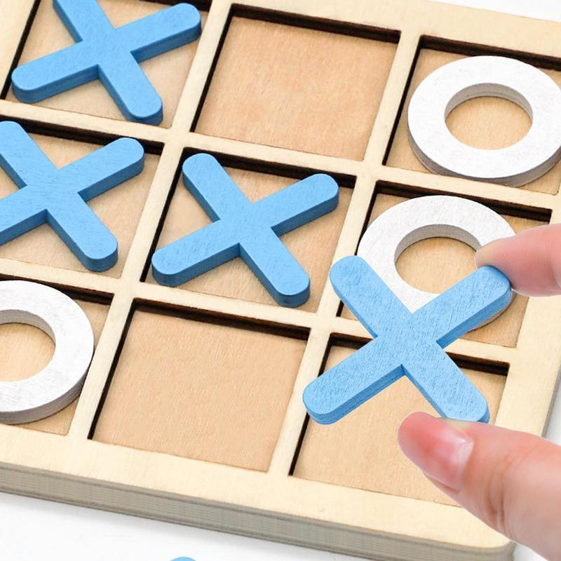 Interakcja rodzic-dziecko rozrywka gra planszowa OX szachy zabawne rozwijanie inteligentnych zabawek edukacyjnych gra łamigłówki dla dzieci