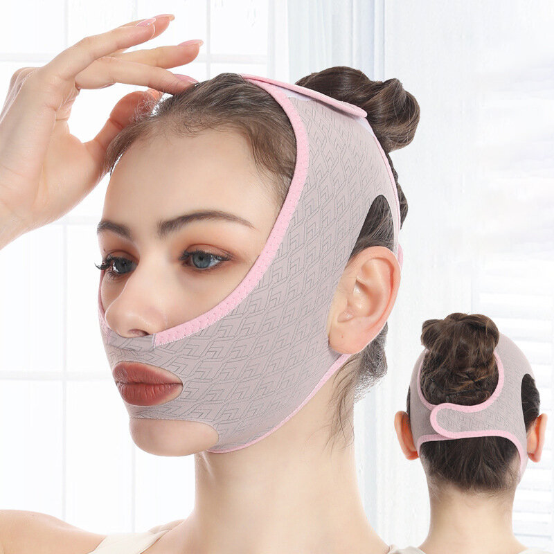 Mascarilla Facial moldeadora de línea en V, máscara para esculpir la cara y dormir, Correa adelgazante, cinturón de estiramiento Facial, nuevo diseño