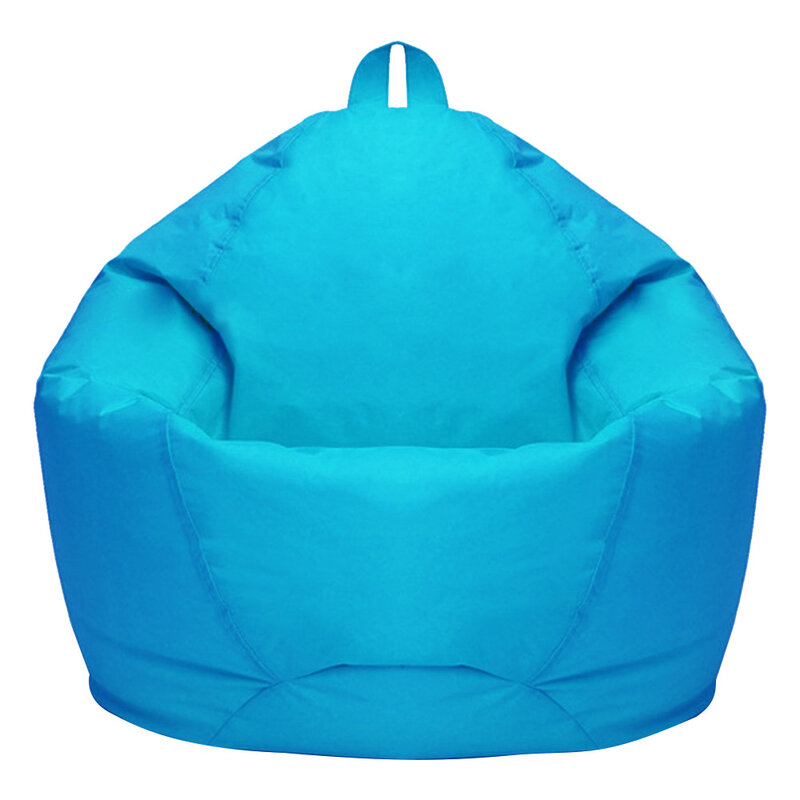 Canapés d'intérieur en tissu Oxford pour adultes et enfants, meubles de salon, style nordique, housse de sac de haricot, chaise longue paresseuse sans remplissage