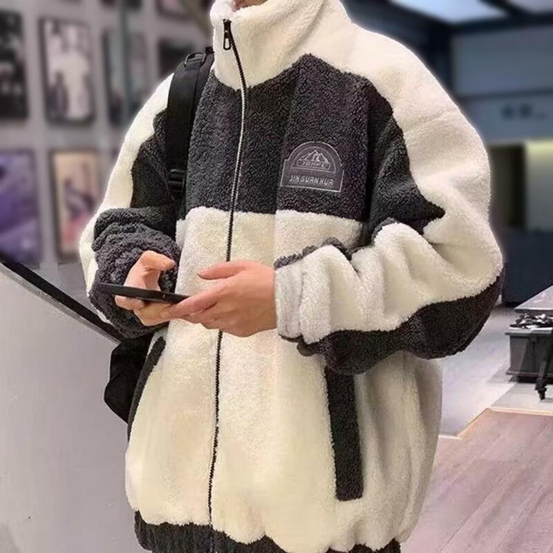 Homem traje de longa duração homem casaco lavável manter quente moderno engrossado casaco de inverno roupas presente