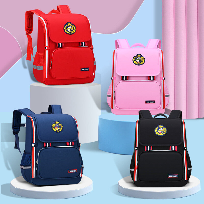 Вместительная вместительная школьная сумка для мальчиков, носимая вместительная сумка для 1-3-6 классов, детский портфель