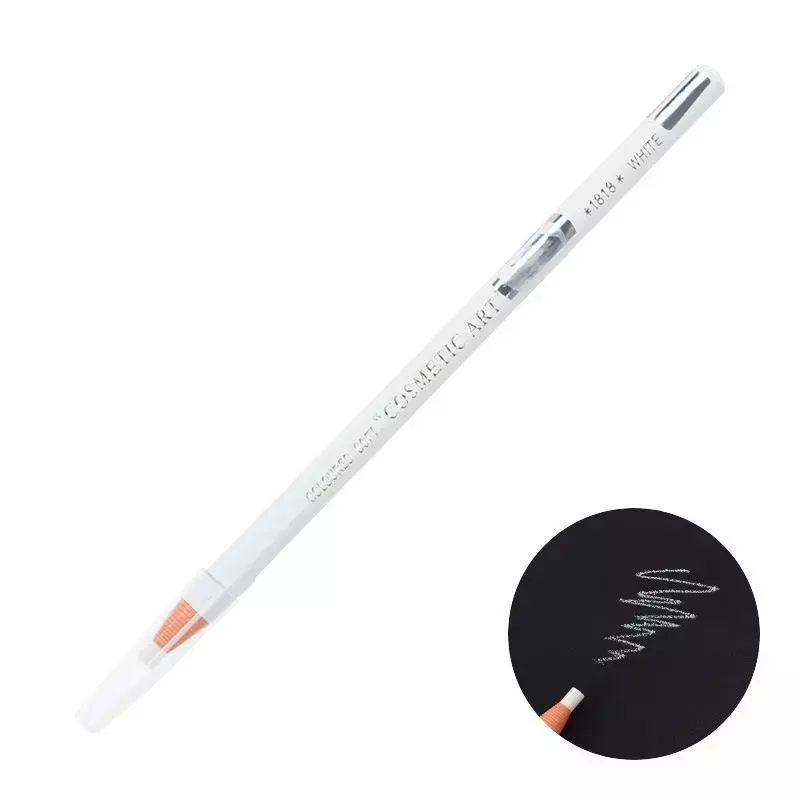 1pcs White Eyebrow Pencil Waterproof Microblading Peel-off Water-Resistant Eyebrow Eyeliner Eyeshadow Makeup Position Tools