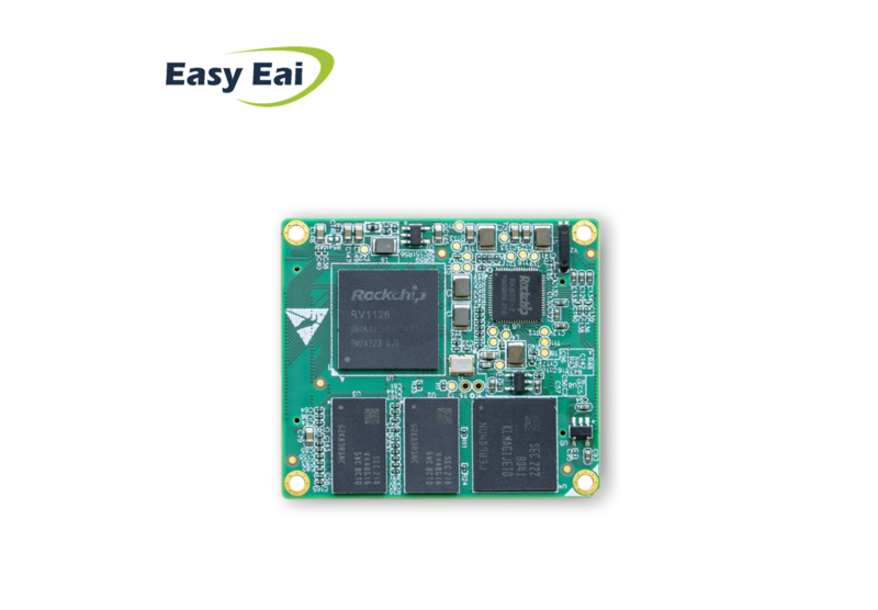 EASY EAI 록칩 RV1126 미니 PC 오픈 소스 개발 보드 키트, 쿼드 코어 ARM 와이파이 싱글 보드 컴퓨터