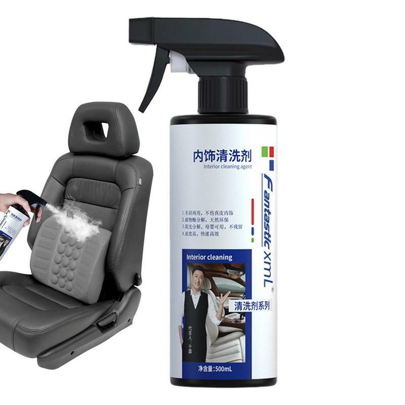 Limpiador Universal de cuero para coche, limpiador de tapicería de cuero automotriz, portátil, profesional, 500ml