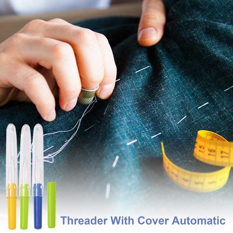 Ferramenta Threader agulha para máquina de costura, Perfuração manual de linha de costura Equipamento simples Ferramenta de costura