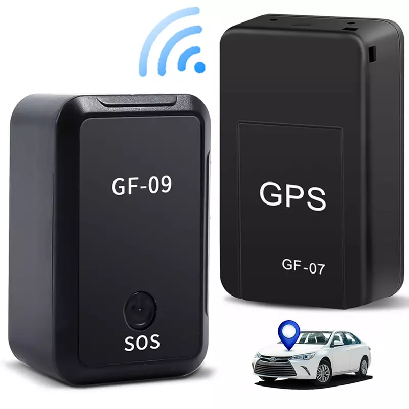 Mini rastreador GPS para coche, dispositivo localizador antipérdida, grabación de seguimiento en tiempo Real, montaje magnético, GF09, GF07, posicionador SIM, Wifi, GF-09