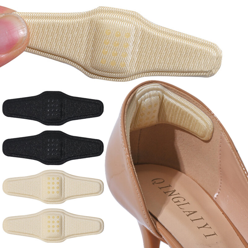 1/4 paia di adesivi per tacco alto da donna inserti per scarpe antiusura cuscinetti per la cura dei piedi solette per cuscino protettivo per alleviare il dolore adesivo per la schiena