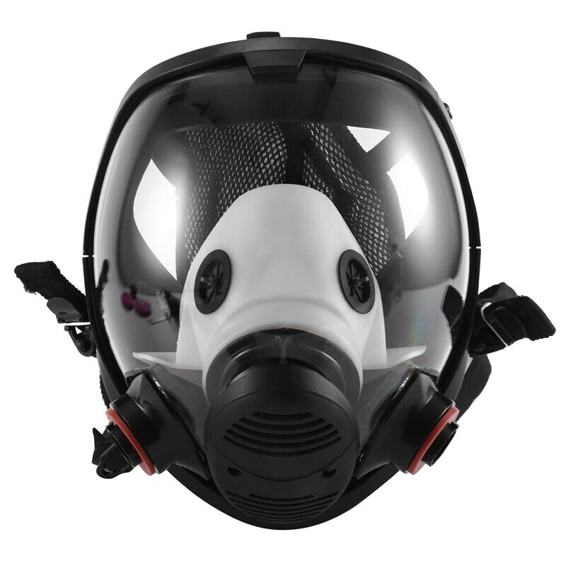 Nuclear e Química Anti-Poeira Máscara Completa, Apto para Pintura, Carpintaria, Construção, Lixar