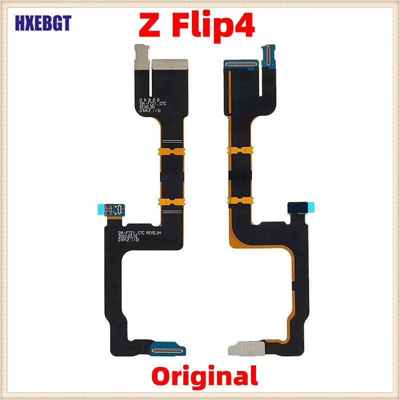 Kabel Flex Motherboard baru asli untuk Samsung Galaxy Z Flip 4 F721 Kabel Flex konektor Motherboard bagian perbaikan Flip4