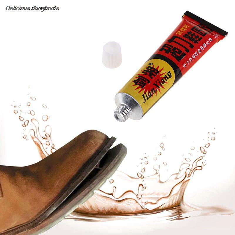 Pegamento de reparación de zapatos de grado profesional instantáneo, fijación adhesiva de cuero de goma suave