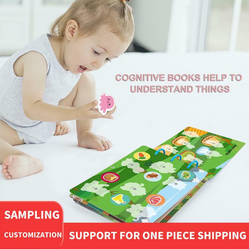 Kids Busy Book Reusable Kids Sticker Book Life Skills Theme Educational And Cognitive Sensory Toy Preschool Activity For Girls