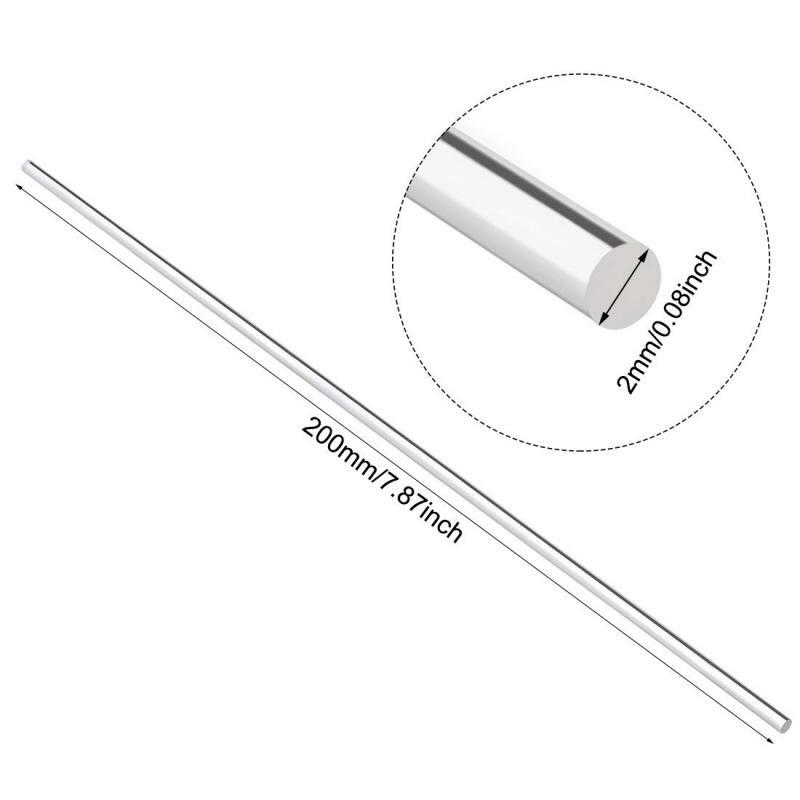1-10PCS Clear Acrylic Rod DIY craft architectural model material acrylic transparent rod multi size length 100-300mm