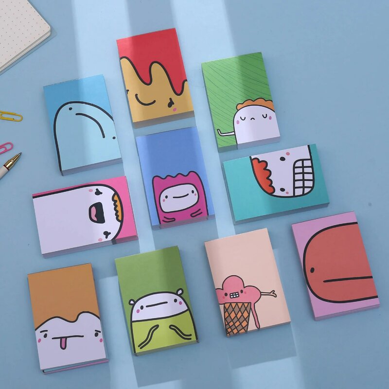 60*90mm Stationery Cartoon Animals Memo Pad Sticky Bookmark Flags Tab Notes Label Paper Stickers