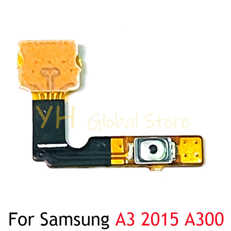 Joli marche/arrêt, bouton latéral de volume, pièces de réparation de câble flexible, pour Samsung Galaxy A3 2015 A300F A300 A3000