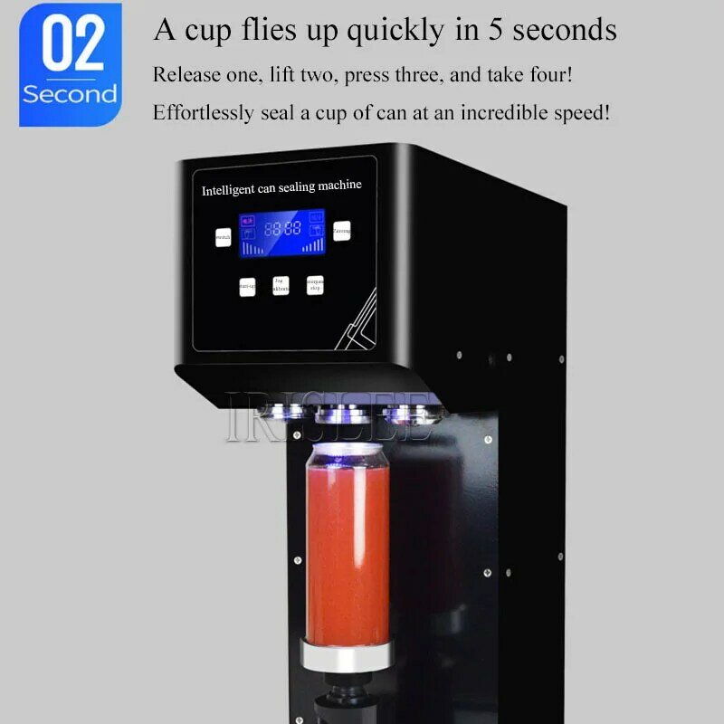 Macchina automatica commerciale per la sigillatura di lattine macchina per la sigillatura di lattine di birra per negozio di tè al latte