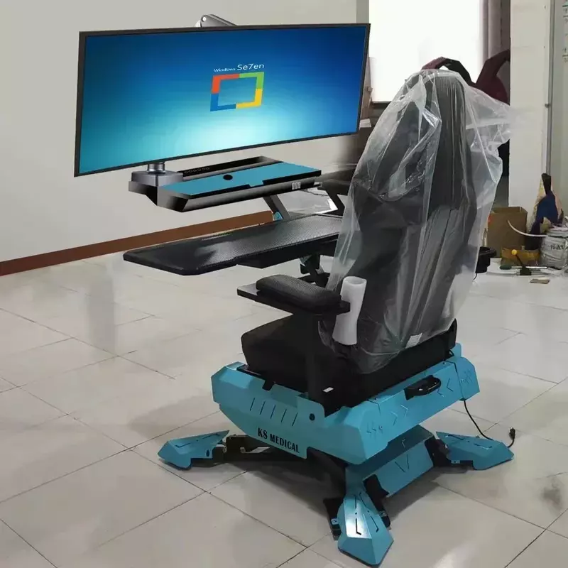Darmowa wysyłka KSM-GCN2 w pełni leżonego fotel gamingowy biurka dla graczy w kokpicie i projekt w stanie zerowej grawitacji najlepiej wygodny