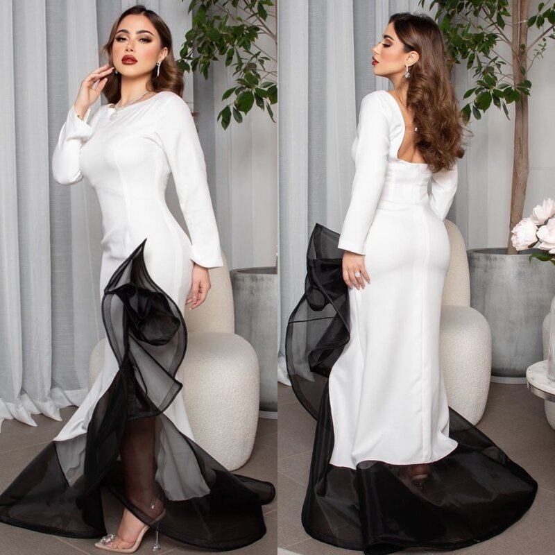  Sexy Casual  Evening    Jersey Ruffle Birthday Sheath Scoop Neck Bespoke Occasion Gown Midi es