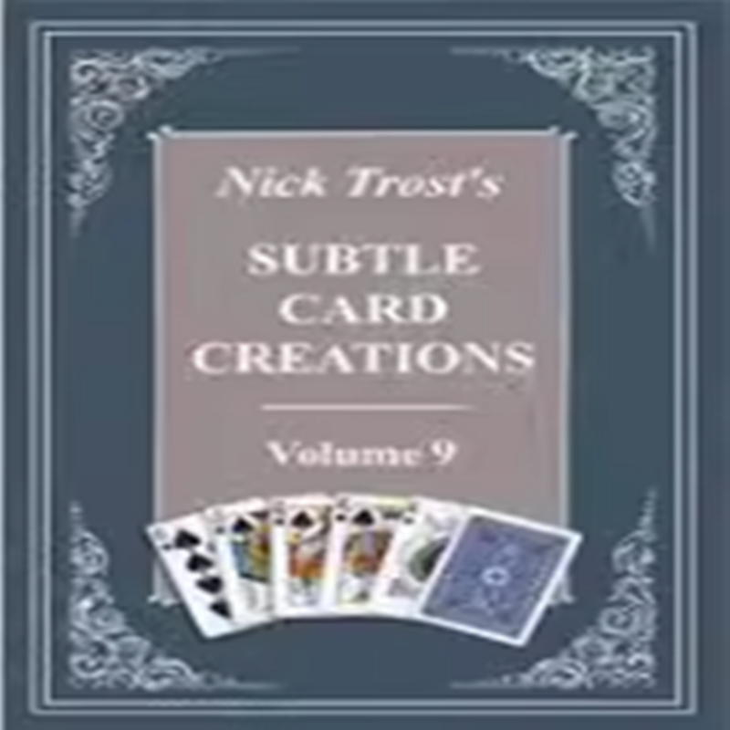 Criações de cartão sutil por Nick Trost 1-9, download imediato