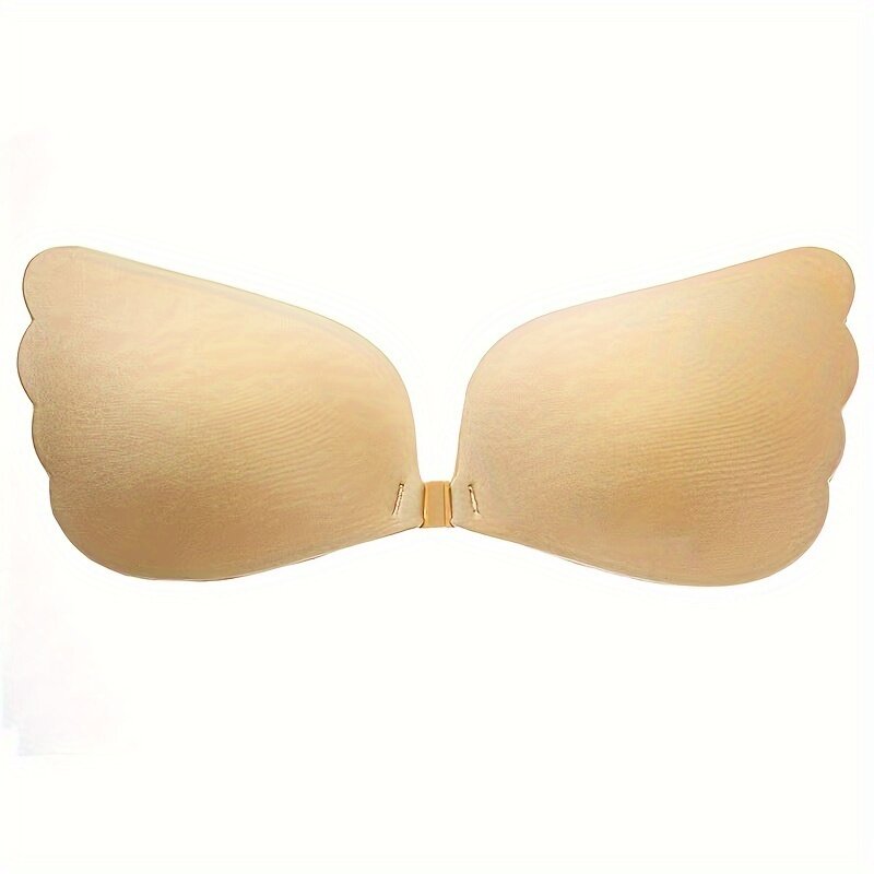 Invisible Strapless Bra, Front Closure Self-Adhesive Backless Push Up Nipple Covers, Women's Lingerie & Underwear Accessories