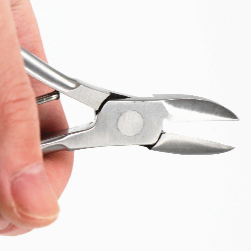 Venda quente unha toenail cutícula nipper aparar aço inoxidável cortador de tosquiadeira de unhas cutícula tesoura alicate manicure ferramenta